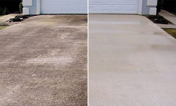 round rock driveway cleaning
