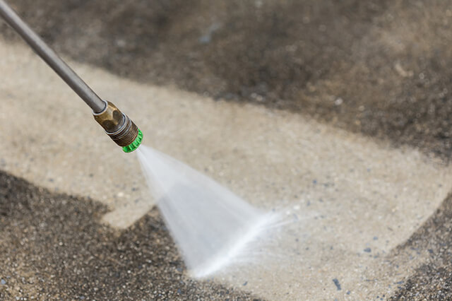 parking lot pressure washing in roound rock