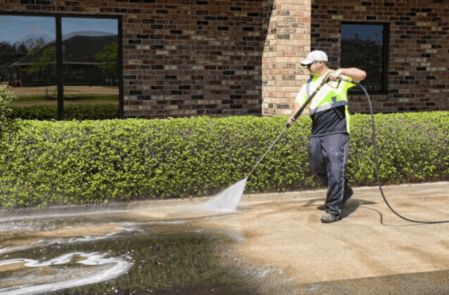 commercial concrete cleaning in round rock